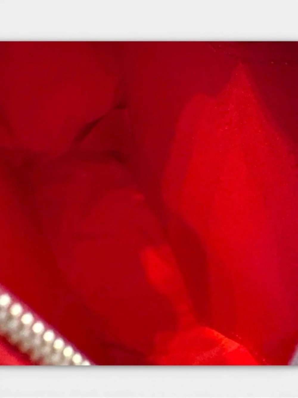 Dior Star-Shaped Cosmetic Pouch in Bright Red with Gold Hardware